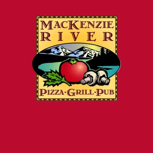 Mackenzie River Pizza Grill Pub Cool Pizzeria Restaurant Brand Logo T