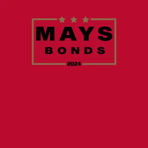 Willie Mays Barry Bonds For President 2024 San Francisco Baseball Fan