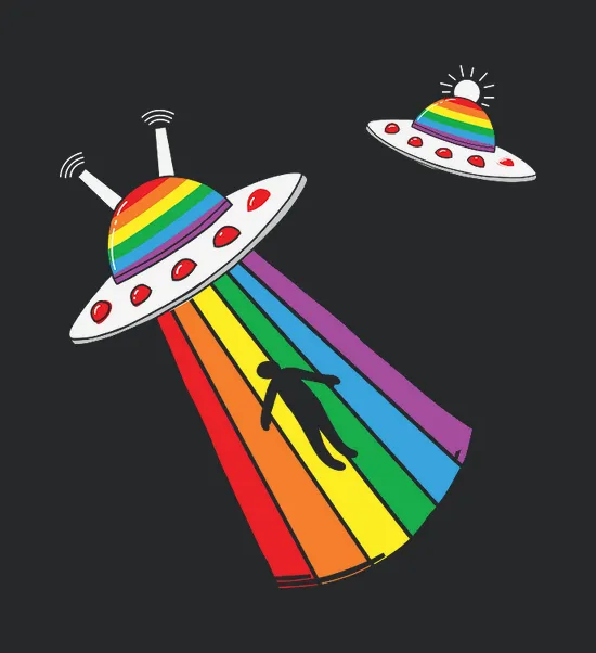 Alien Abduction Gaylien Lgbt Pride