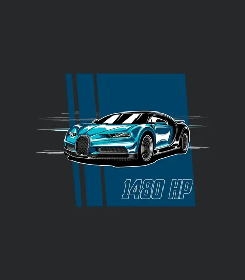 Bugatti Chiron Blue