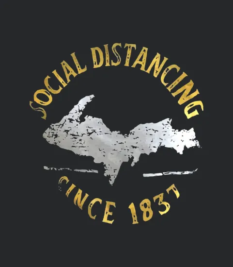 Social Distancing Since 1837 Vintage