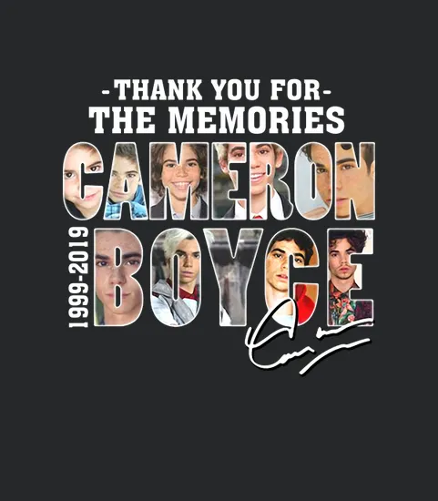 Thank You For The Memories Cameron Boyce 1999 2019 Signature