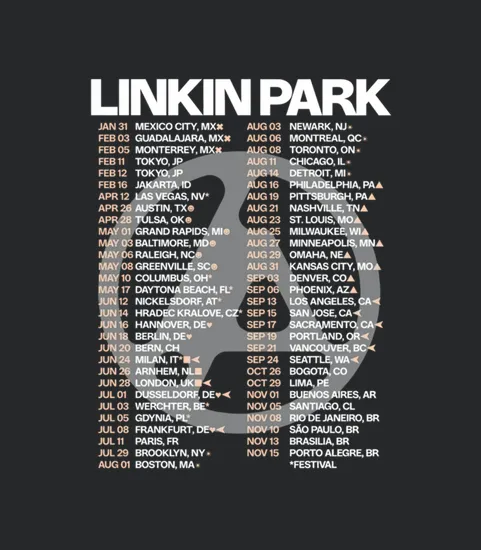 2 Side Linkin Park World Tour 2025