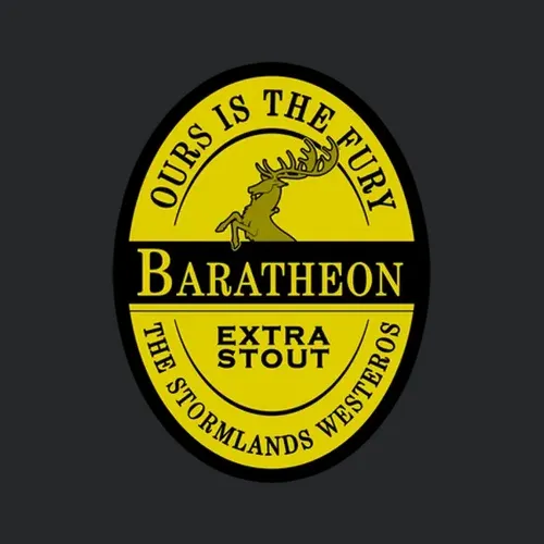 Ours Is The Fury Tshirt Baratheon Beer Label Game Of Thrones Beer Label