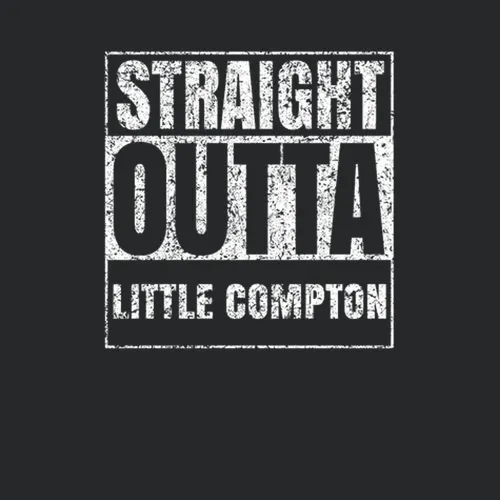Straight Outta Little Compton Distressed City Grunge Cool