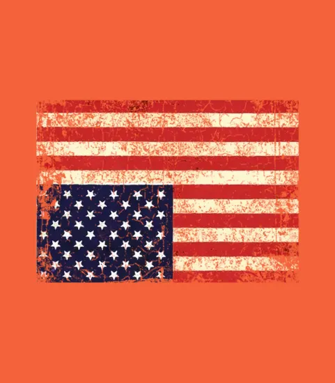 America In Distress Upside Down Flag