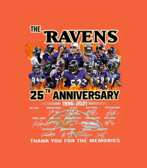 Afc The Ravens 25th Anniversary 1996 2021 Signatures Thank You For The Memories