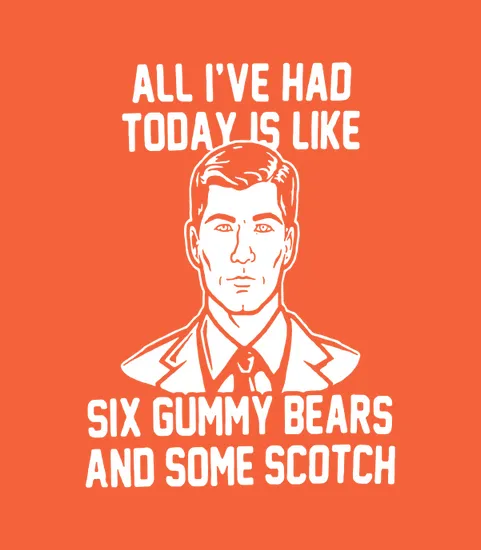 All Ive Had Today Is Like Six Gummy Bears And Some Scotch