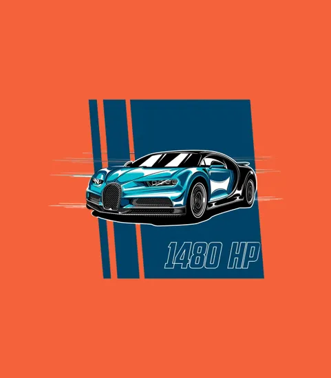Bugatti Chiron Blue