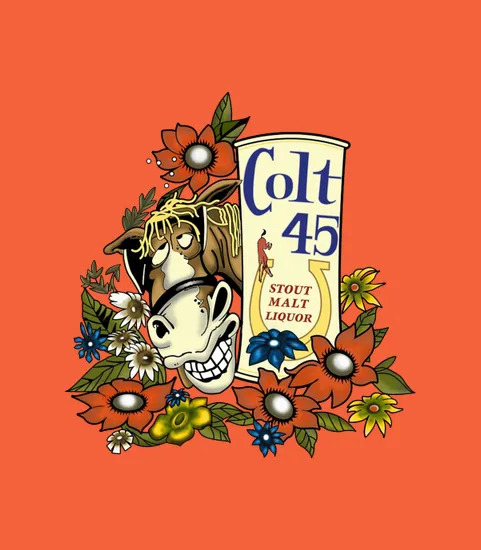 Jeff Spicoli Colt 45 Stout Malt Liquor