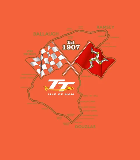 Mountain Course Map Isle Of Man Ballaugh Ramsey Kirk Michael