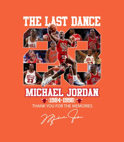 The Last Dance 23 Michael Jordan 1984 1998 Thank You For The Memories Signature