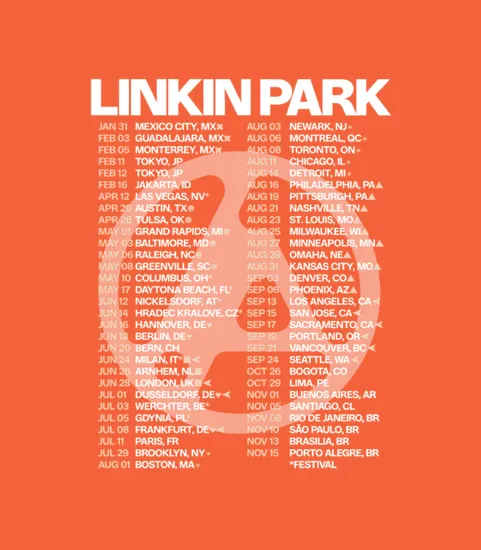 2 Side Linkin Park World Tour 2025