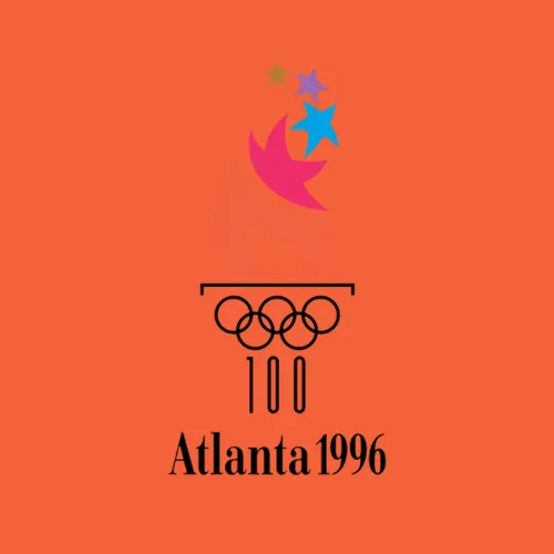 Atlanta Summer 1996 Olympics Retro Logo World Olympiad Event
