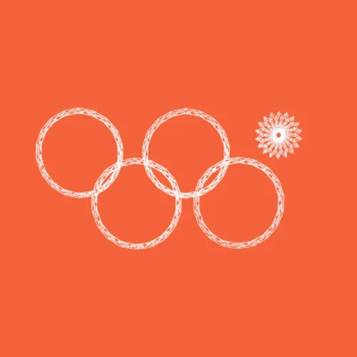 Black Olympic Rings