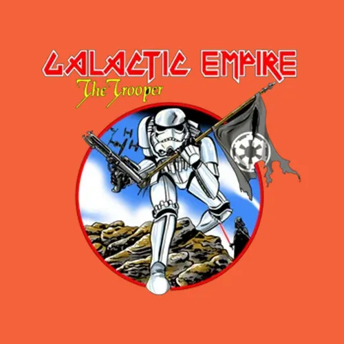 Funny Star Wars Iron Maiden The Trooper Album Cover Mashup Heavy Metal Galactic Empire