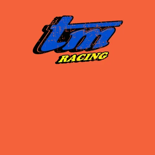 Tm Racing Auto Automobile Car Truck Motorcycle Parts Cool Distressed Brand Logo Emblem