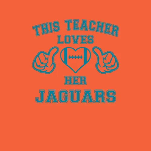 This Teacher Loves Her Jaguars Football Jacksonville Jaguars Team Colors Ladies