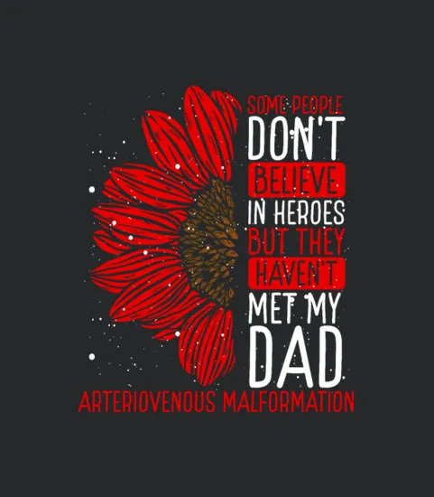 Arteriovenous Malformation Awareness Ribbon Dad