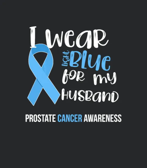Prostate Cancer Awareness Survivor Gift Blue
