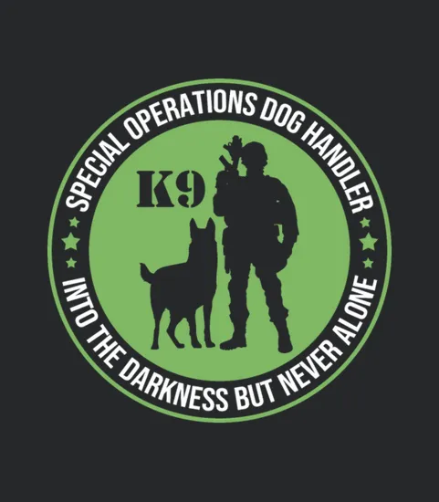 Special Operations Dog Handler K9 Police Dog