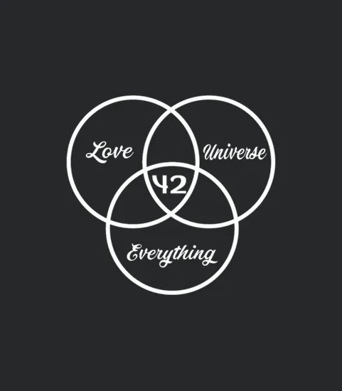 42 The Answer To Everything Love Universe Ever