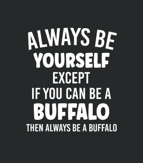 Be A Buffalo Buffalo Lover Gift Football Fan