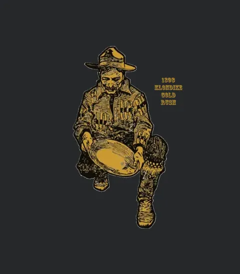 1898 Alaska Klondike Gold Rush Miner
