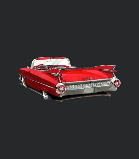 1959 Red Cadillac