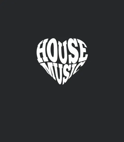 House Music Heart Gift For Deejays