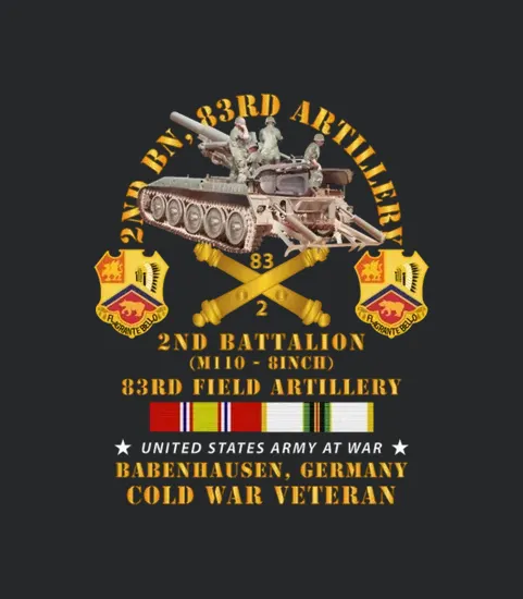 2nd Bn 83rd Artillery W M110 Babenhausen Germany