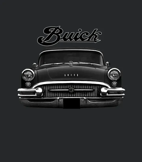 1955 Buick Front Black