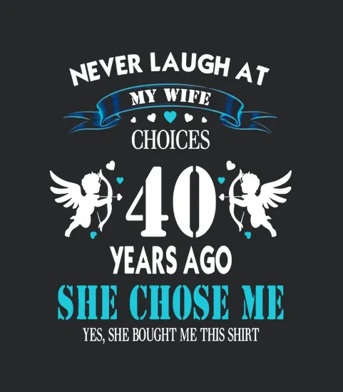 40th Wedding Anniversary Gift Funny Couples