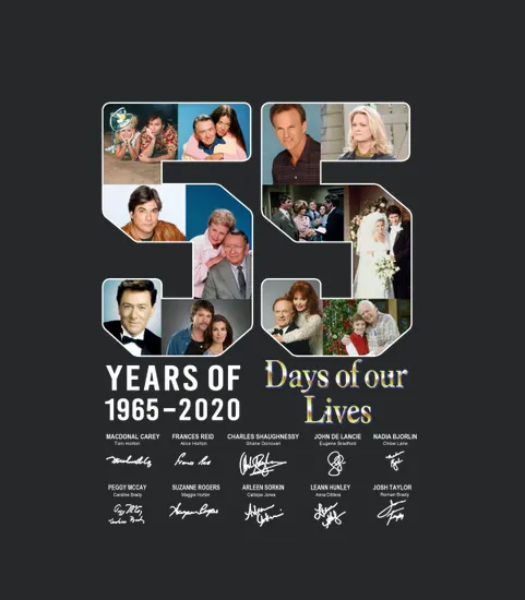 55 Year Of Days Of Our Lives 1965 2020 Signatures