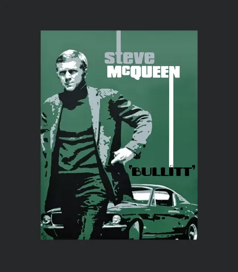 Bullitt Steve Mcqueen Ford Mustang
