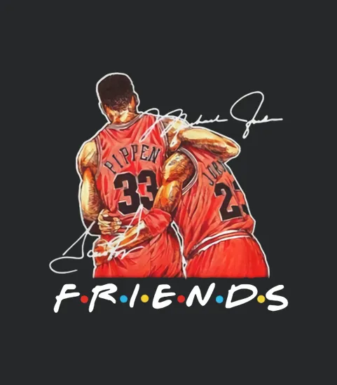 Chicago Bull Michael Jordan And Scottie Pippen Friends Signatures