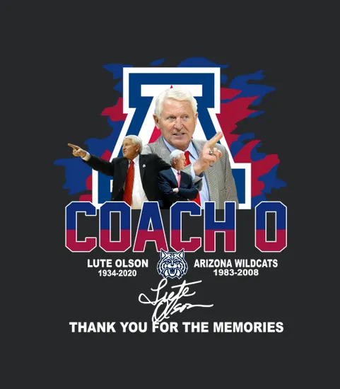 Coach O Lute Olson 1934 2020 Arizona Wildcats 1983 2008 Signature