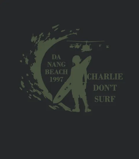 Da Nang Beach 1997 Charlie Dont Surf