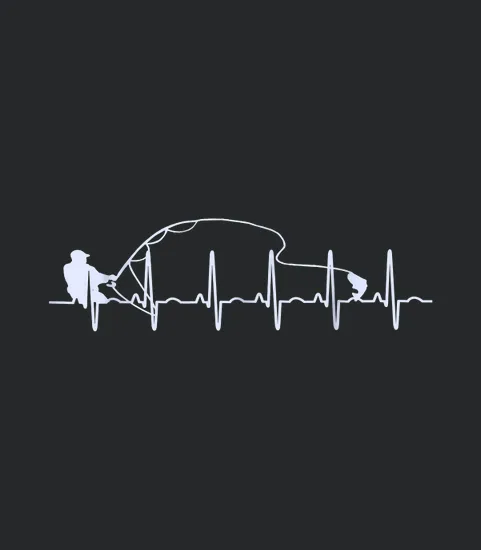 Fly Fishing Heartbeat Fish Ekg Trout Fishing