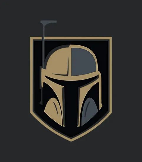 The Mandalorian Boba Fett Golden Knights Fan