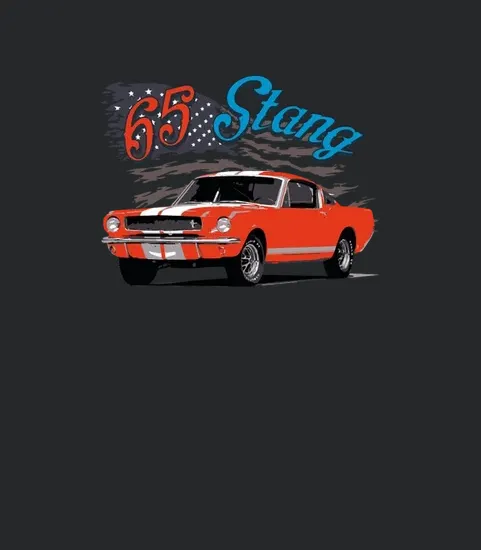 1965 Mustang Fastback American Car Nostalgie