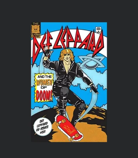 2 Side Def Leppard Hysteria Limited