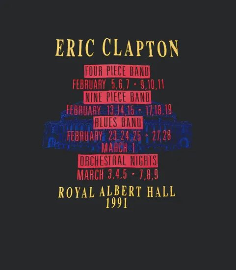 2 Side Limited Edition Eric Clapton Royal Albert Hall 1991