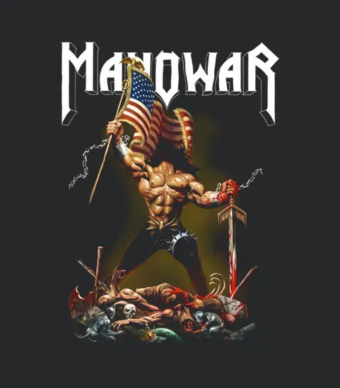 2 Side Manowar Warriors Of The World Usa