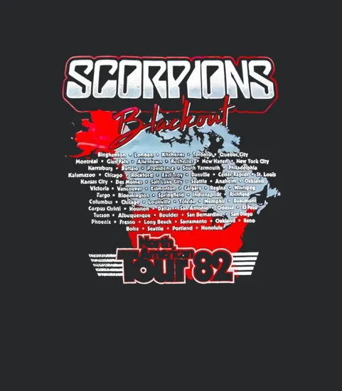 2 Side Scorpions North American Tour