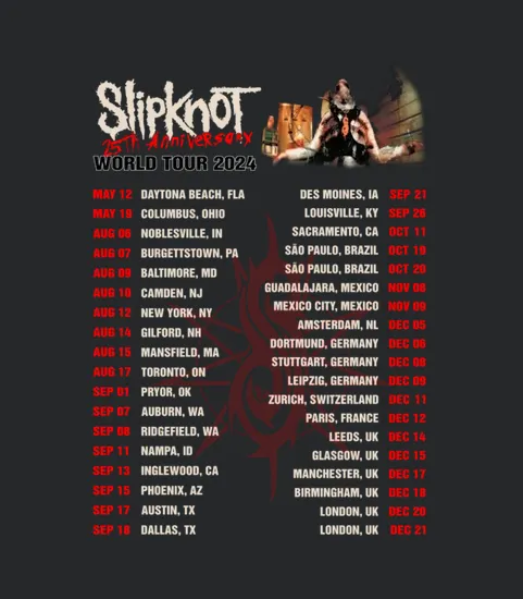 2 Side Slipknot 25th Anniversary Tour L01