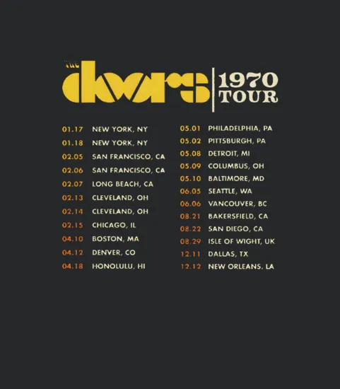 2 Side The Doors 1970 Tour
