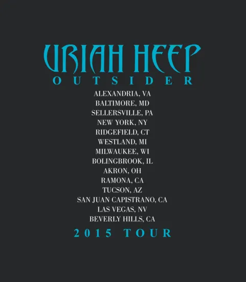 2 Side Uriah Heep Outsider 2015 Tour