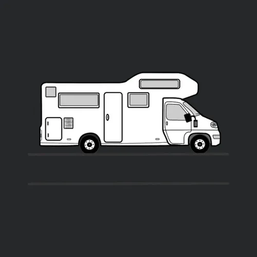 White Camper Add Your Trip Name Or Destination