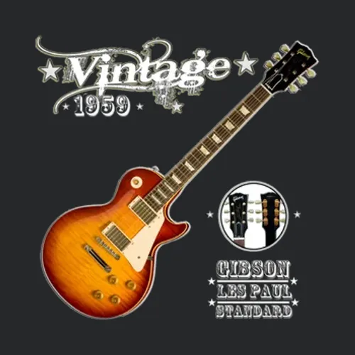 1959 Les Paul Sunburst Guitar Black